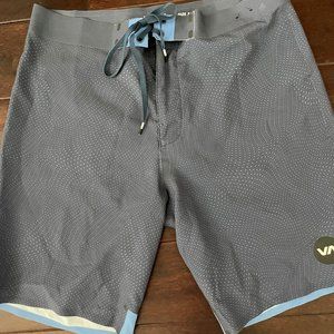 RVCA VA BOARDSHORTS Bruce Irons Signature Trunk sz 31